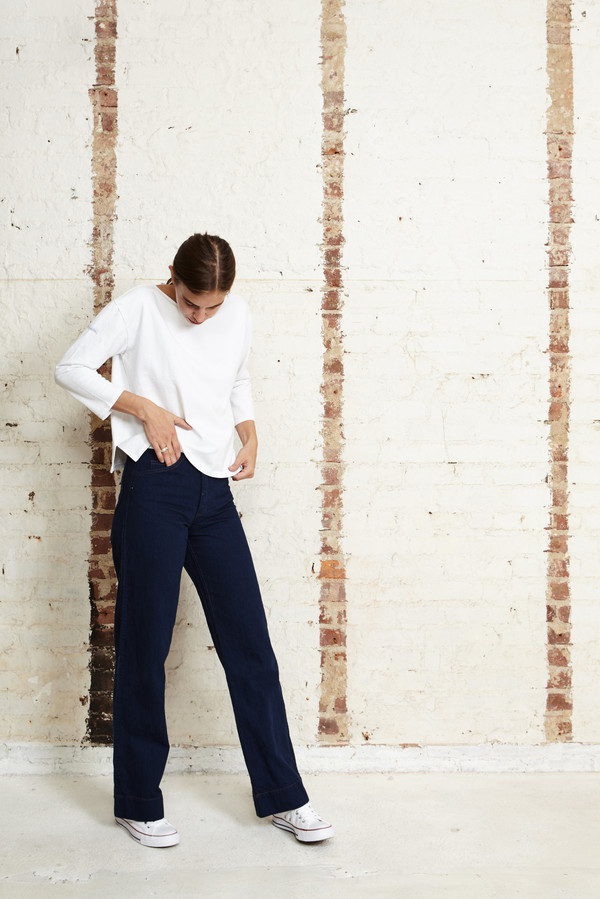 Off Season NYC Basalt Pull Over White Off Season NYC Basalt Pull Over White