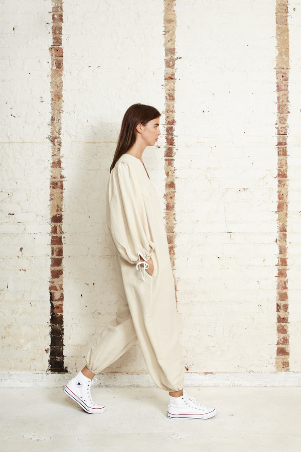 Off Season NYC Saros Jumpsuit Ecru Off Season NYC Saros Jumpsuit Ecru