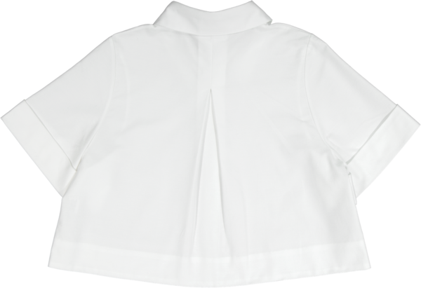 UNIFORME Hewett Cuffed Sleeve Crop Shirt UNIFORME Hewett Cuffed Sleeve Crop Shirt