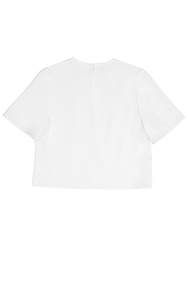 UNIFORME Zuch Woven Crop Tee UNIFORME Zuch Woven Crop Tee