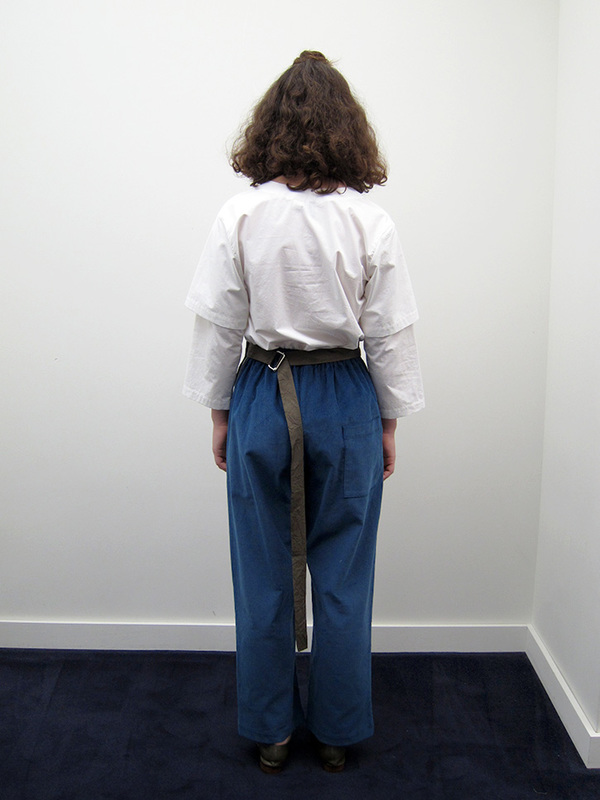Unisex Rowena Sartin Two Faced Pants w/Pocket Belt Unisex Rowena Sartin Two Faced Pants w/Pocket Belt
