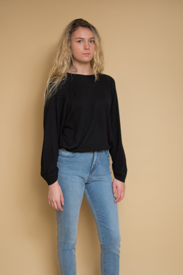 Callahan Batwing Top - Black Callahan Batwing Top - Black