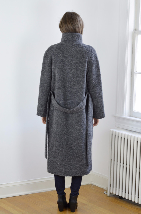 Ganni Fenn Coat Smoked Pearl Ganni Fenn Coat Smoked Pearl