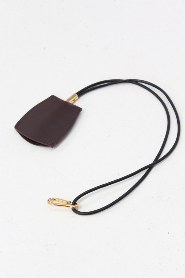 Aandd Key Lanyard Currant Aandd Key Lanyard Currant
