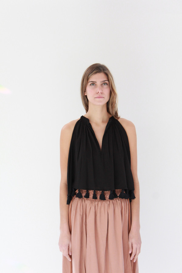 Apiece Apart Galisteo Wabi Sleeveless Top Black Apiece Apart Galisteo Wabi Sleeveless Top Black