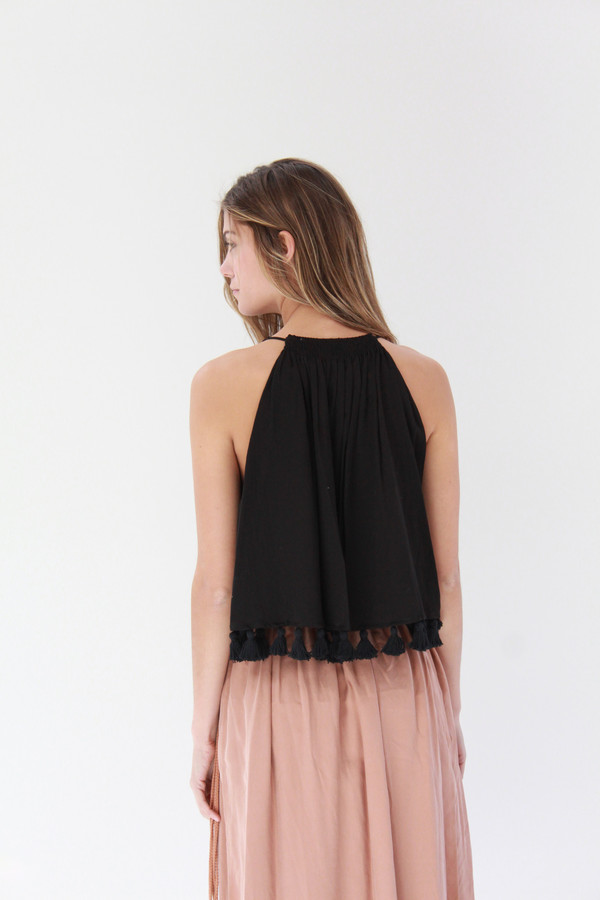 Apiece Apart Galisteo Wabi Sleeveless Top Black Apiece Apart Galisteo Wabi Sleeveless Top Black