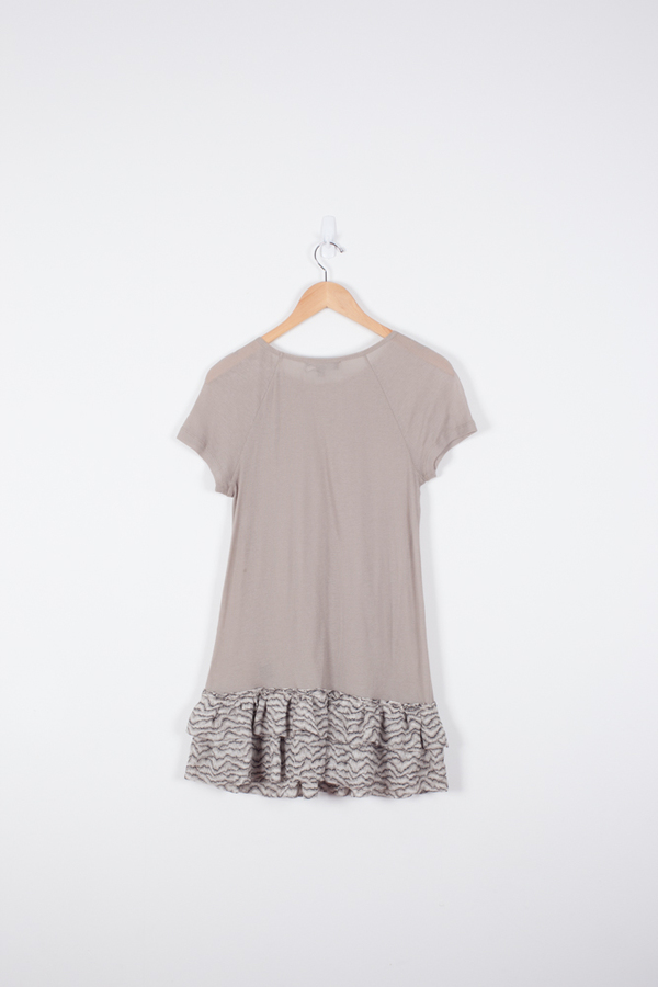Suno Pleated Hem Tee Suno Pleated Hem Tee