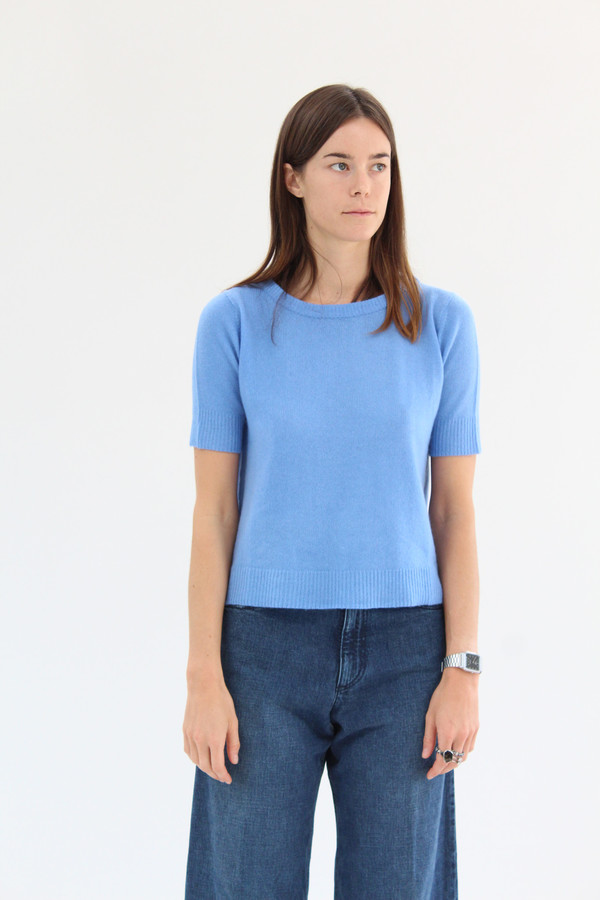 Beklina Cashmere Top Blue Beklina Cashmere Top Blue