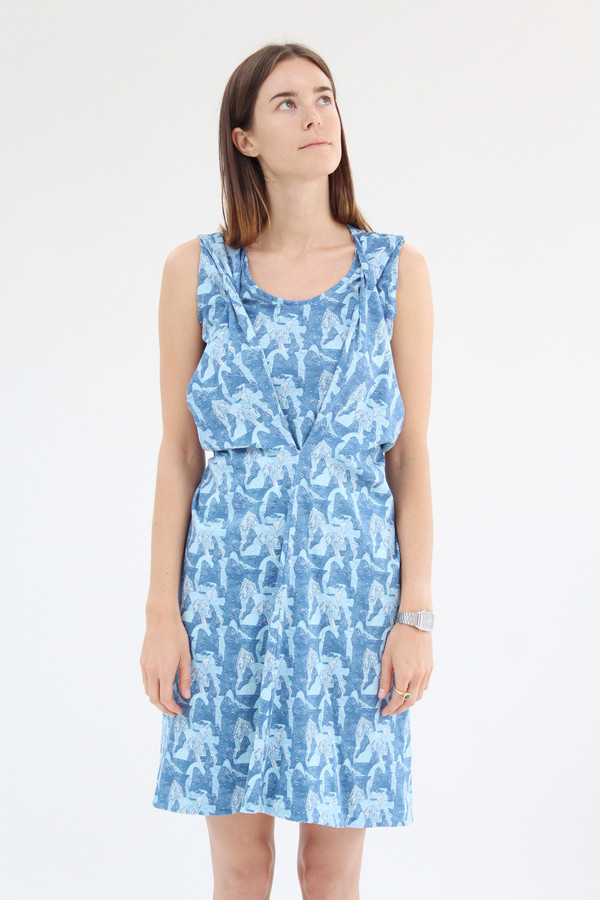 Beklina Criss Cross Jersey Wrap Dress Print Beklina Criss Cross Jersey Wrap Dress Print