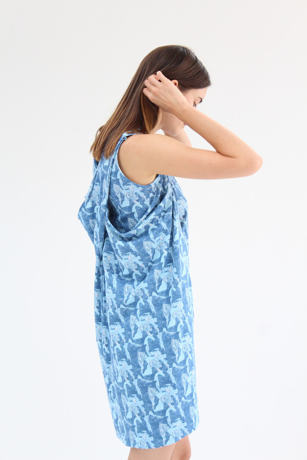 Beklina Criss Cross Jersey Wrap Dress Print Beklina Criss Cross Jersey Wrap Dress Print