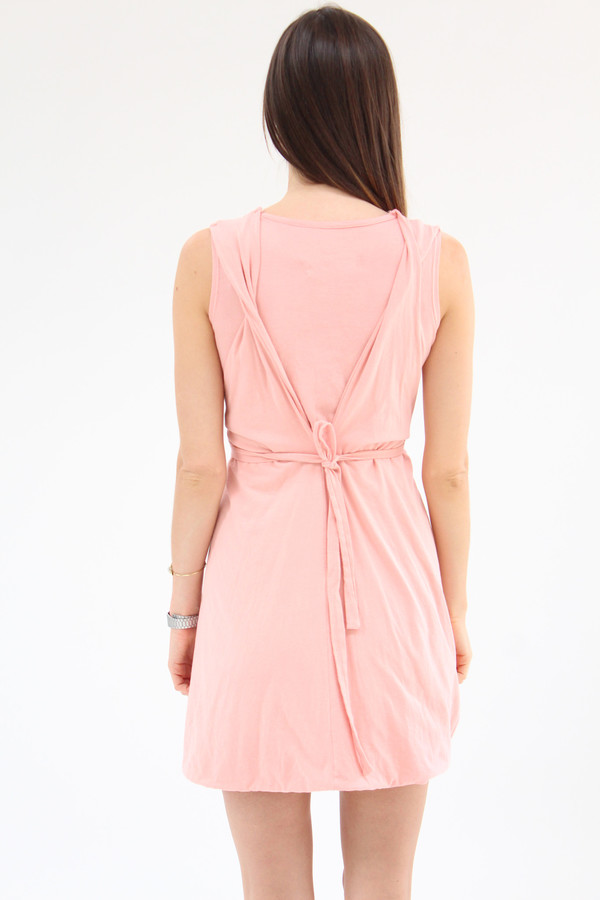 Beklina Criss Cross Jersey Wrap Dress Shrimp Beklina Criss Cross Jersey Wrap Dress Shrimp