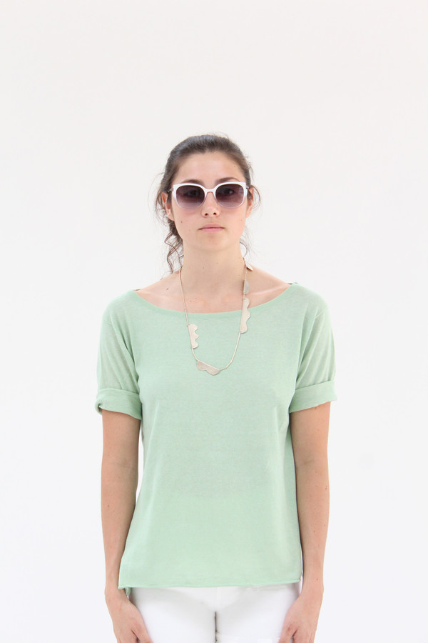 Beklina Knit T Shirt Mint Beklina Knit T Shirt Mint