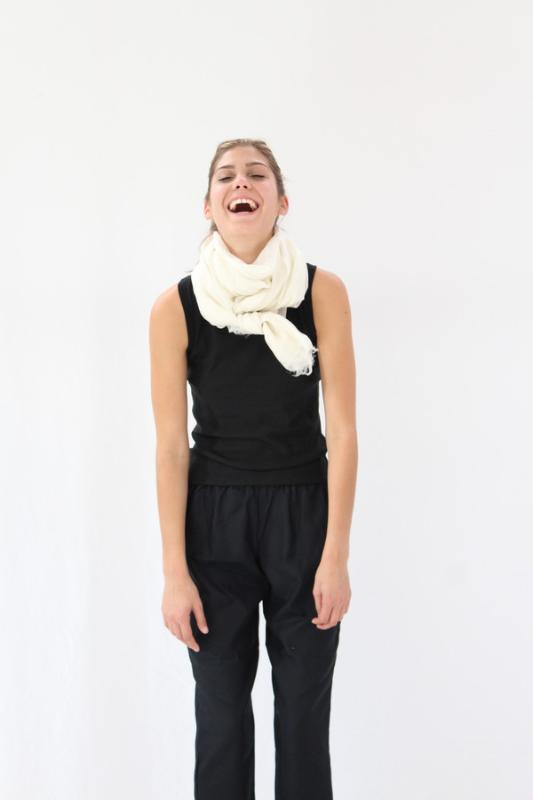 Beklina Tank Cotton / Silk Knit Black Beklina Tank Cotton / Silk Knit Black