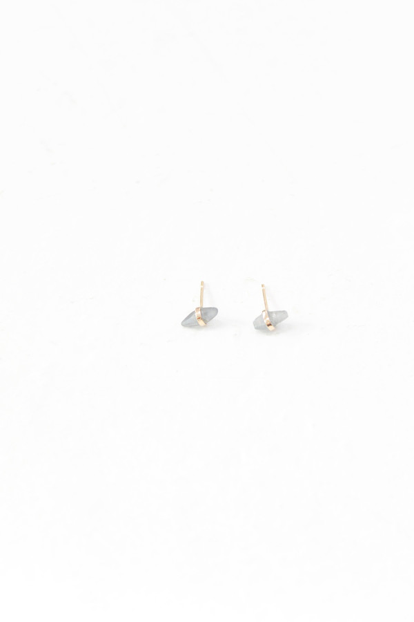 MJM Raw Blue Saphhire Earrings MJM Raw Blue Saphhire Earrings