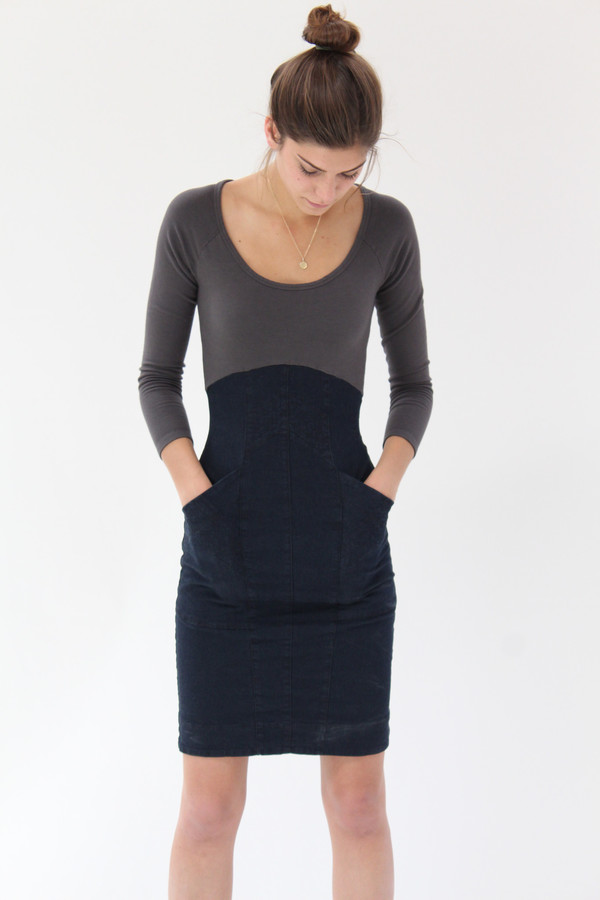 Prairie Underground Commotion Dress Denim Prairie Underground Commotion Dress Denim