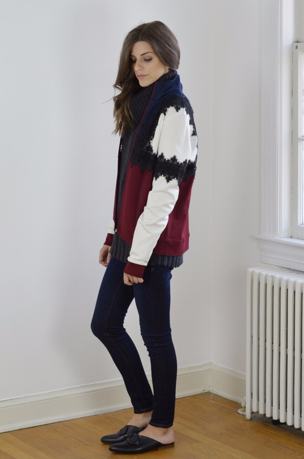 Ganni Rogers Jacket Block Color Ganni Rogers Jacket Block Color