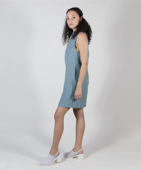 Kaarem Dust Speckled Sleeveless Dress Kaarem Dust Speckled Sleeveless Dress