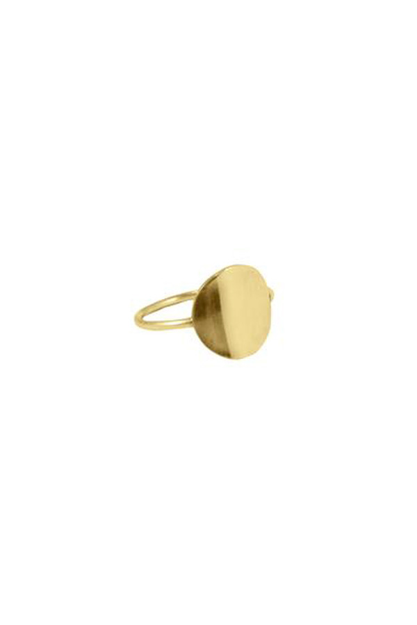 Young Frankk young frank circle ring in gold Young Frankk young frank circle ring in gold