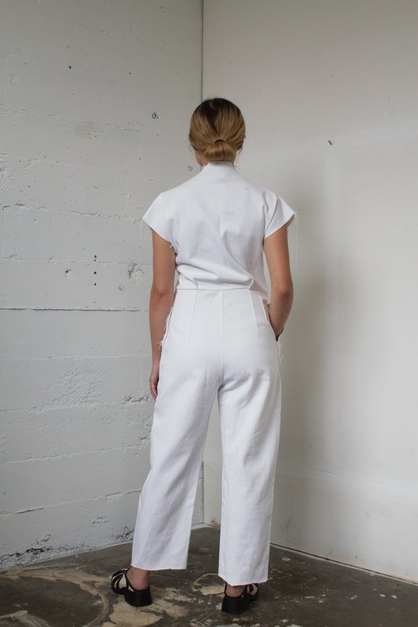 Alexa Stark white denim jumper Alexa Stark white denim jumper