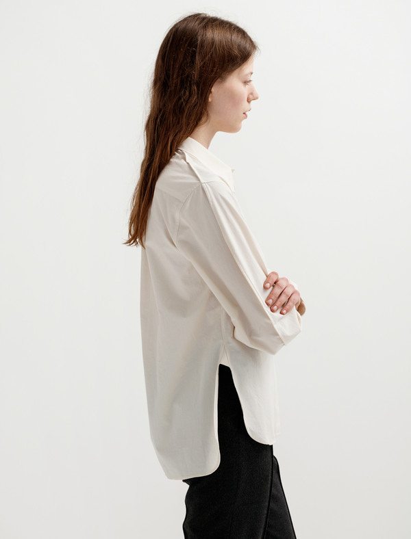 Lemaire Large Sleeve Shirt - Butter Lemaire Large Sleeve Shirt - Butter