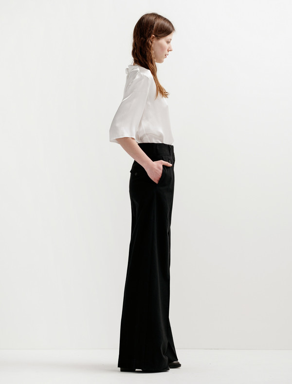 Lemaire Two-Pleat Pants - Black Lemaire Two-Pleat Pants - Black