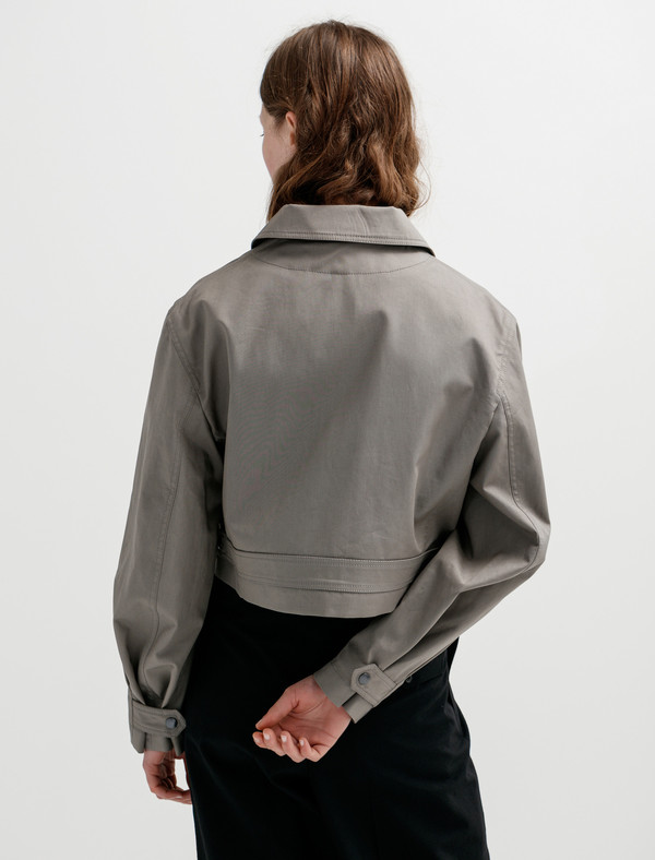Lemaire Zipped Blouson - Stone Lemaire Zipped Blouson - Stone