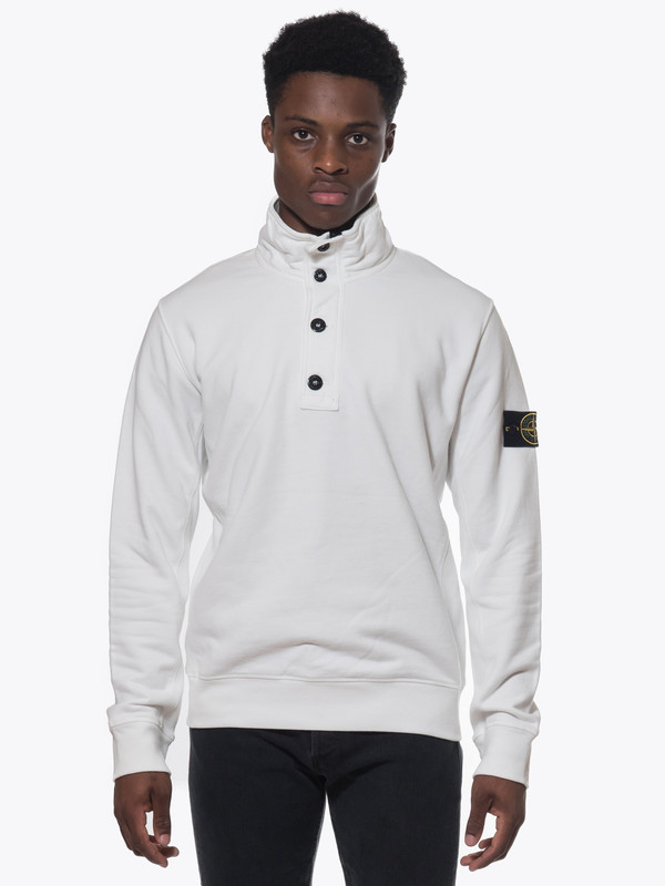Men's Stone Island Half Zip Sweatshirt Men's Stone Island Half Zip Sweatshirt