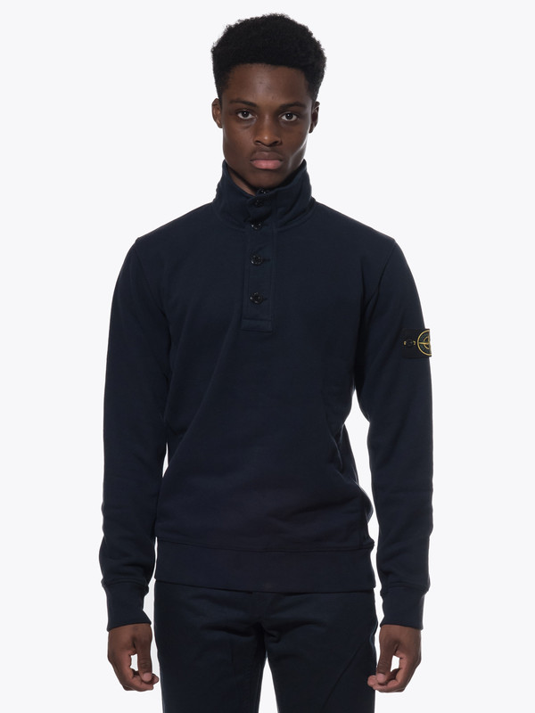 Men's Stone Island Half Zip Sweatshirt Men's Stone Island Half Zip Sweatshirt