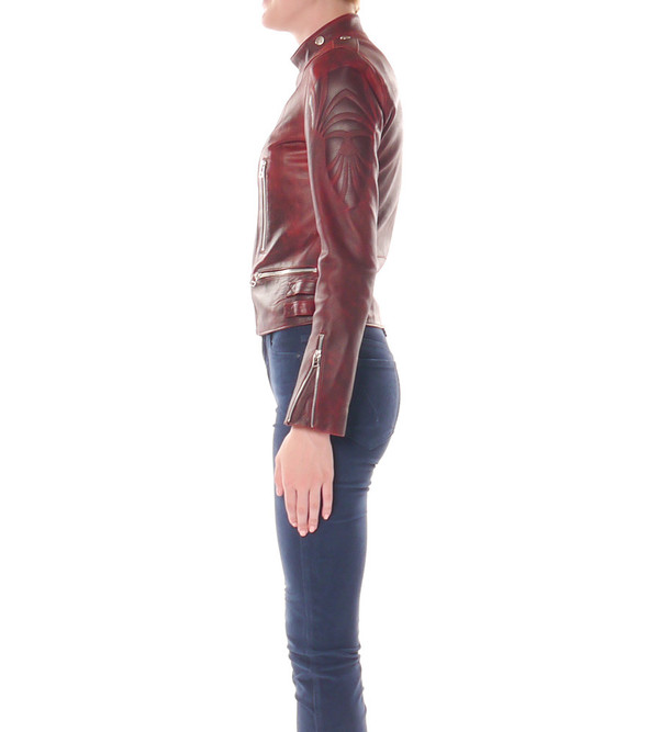 EACH X OTHER Embossed Leather Jacket EACH X OTHER Embossed Leather Jacket