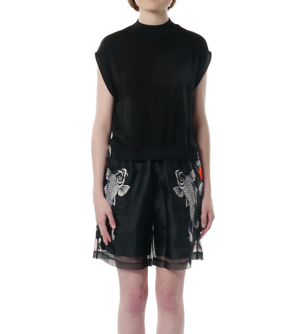 3.1 Phillip Lim Embroidered Tattoo Shorts 3.1 Phillip Lim Embroidered Tattoo Shorts