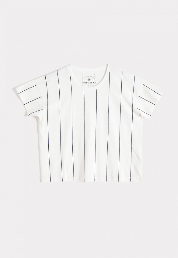 Thinking MU Vertical Striped Tee Thinking MU Vertical Striped Tee