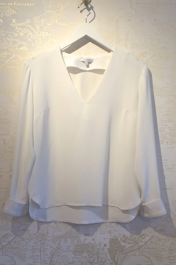 Leisure Silk V-Neck Top Leisure Silk V-Neck Top