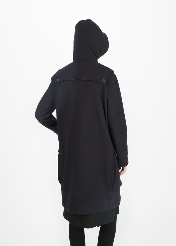 Hache Hooded Wool Coat Hache Hooded Wool Coat