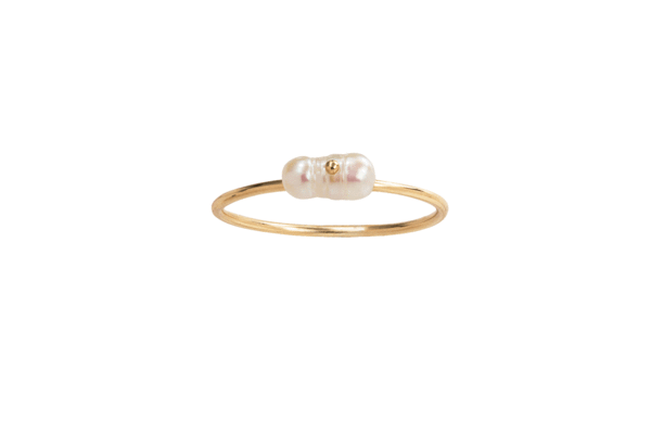 WWAKE Irregular Pearl Ring WWAKE Irregular Pearl Ring
