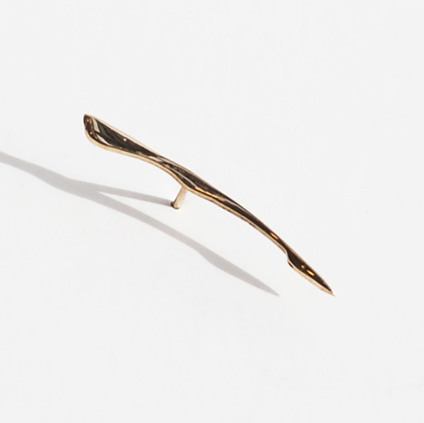 Faris Stem Stud 14K Gold Faris Stem Stud 14K Gold