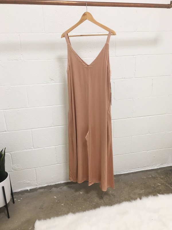 Lacausa Clothing Santi Jumpsuit - Rose Lacausa Clothing Santi Jumpsuit - Rose