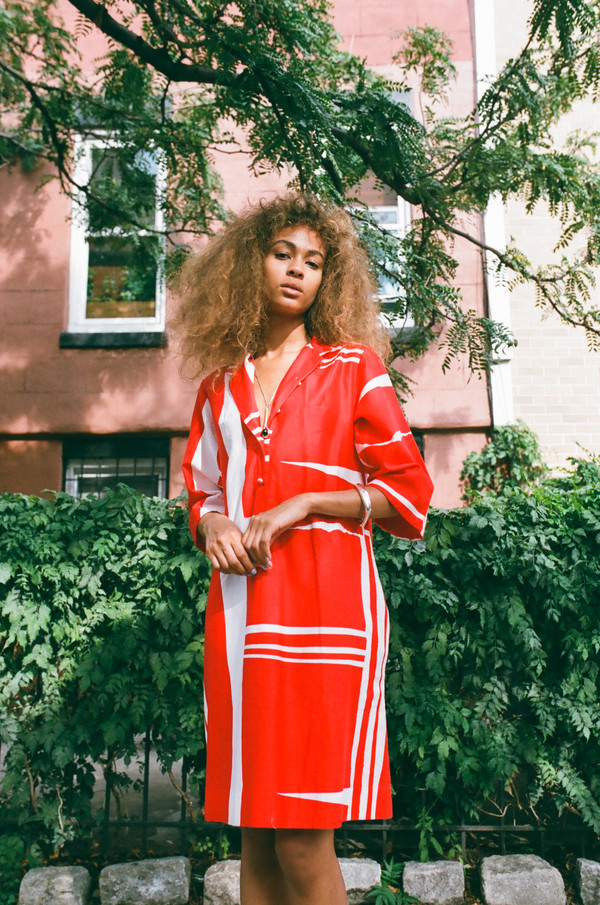 Narro Vintage Printed Dress Narro Vintage Printed Dress