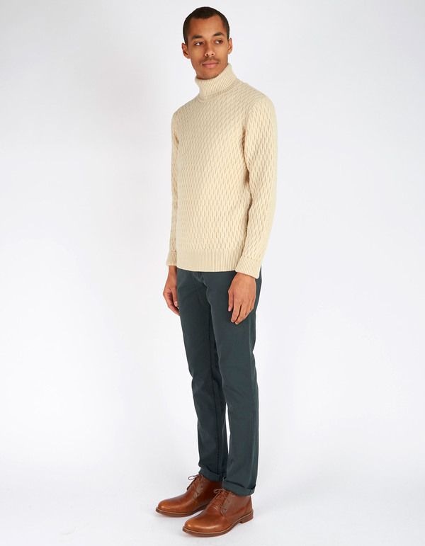 Men's No Nationality Andreas Turtleneck White Men's No Nationality Andreas Turtleneck White