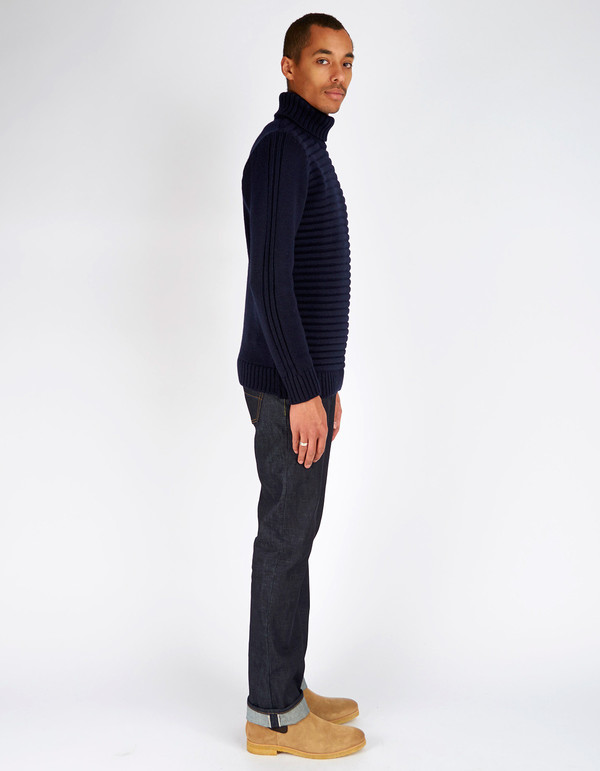Peregrine Mariner Turtleneck Sweater Navy Peregrine Mariner Turtleneck Sweater Navy