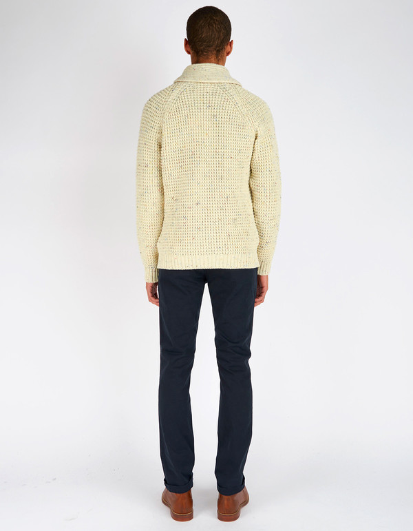 Men's Peregrine Shawl Cardigan Aran Fleck Men's Peregrine Shawl Cardigan Aran Fleck