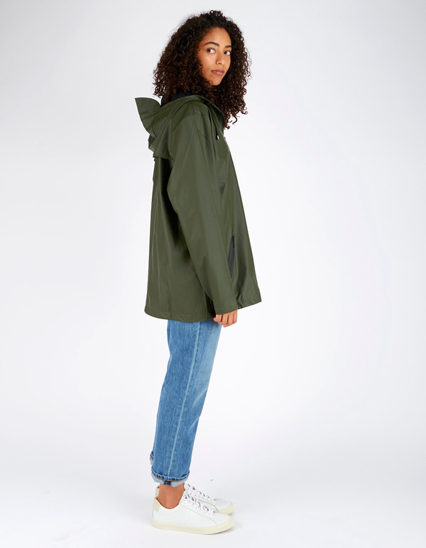 Unisex Rains Breaker Jacket Women's Green Unisex Rains Breaker Jacket Women's Green