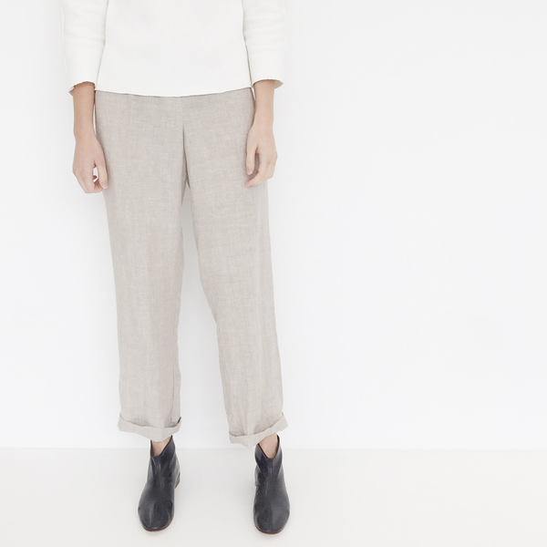 Johan Vintage Beige Linen Pant Johan Vintage Beige Linen Pant