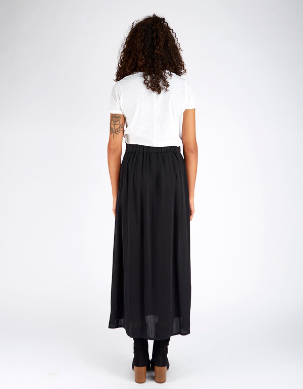 Ali Golden Button Down Skirt Black Ali Golden Button Down Skirt Black