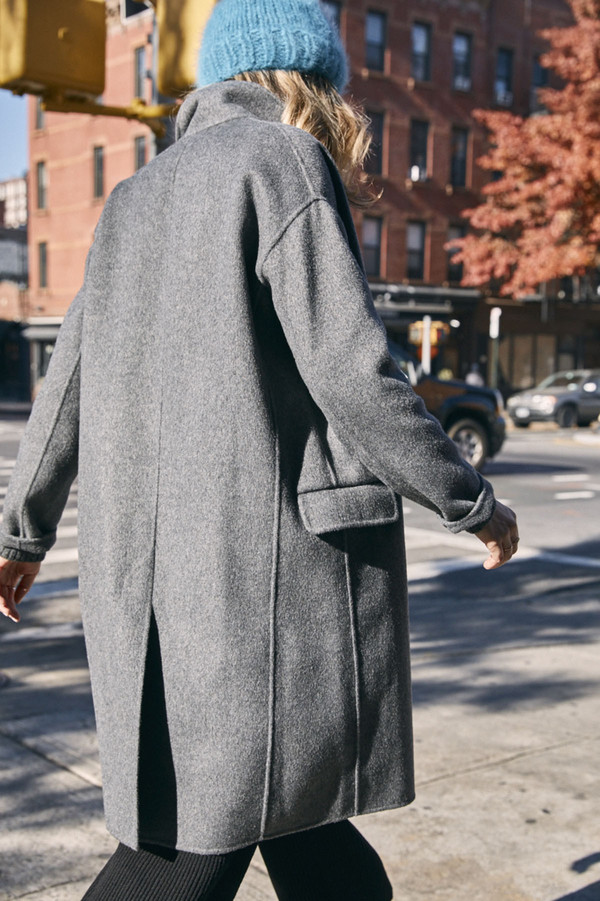 Achro Handmade Long Coat - Grey Achro Handmade Long Coat - Grey
