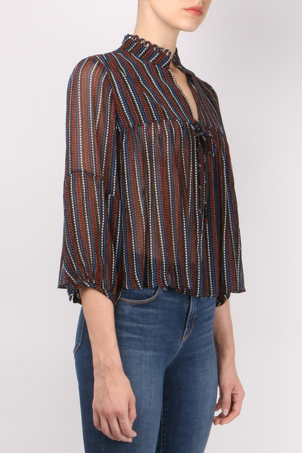 Apiece Apart Embroidered Loreto Blouse Apiece Apart Embroidered Loreto Blouse
