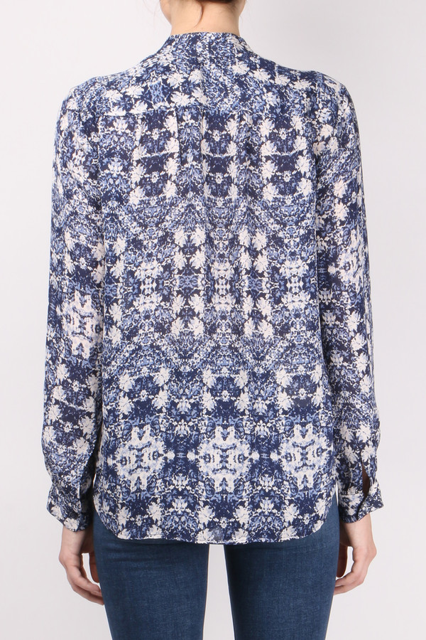 L'agence Bianca Band Collar Blouse L'agence Bianca Band Collar Blouse