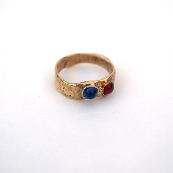 Mondo Mondo Felt Ring - Red/Blue Mondo Mondo Felt Ring - Red/Blue