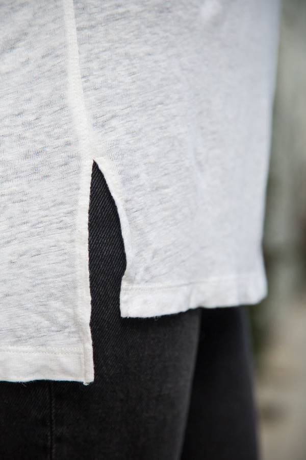 earnest sewn hazel linen tee earnest sewn hazel linen tee