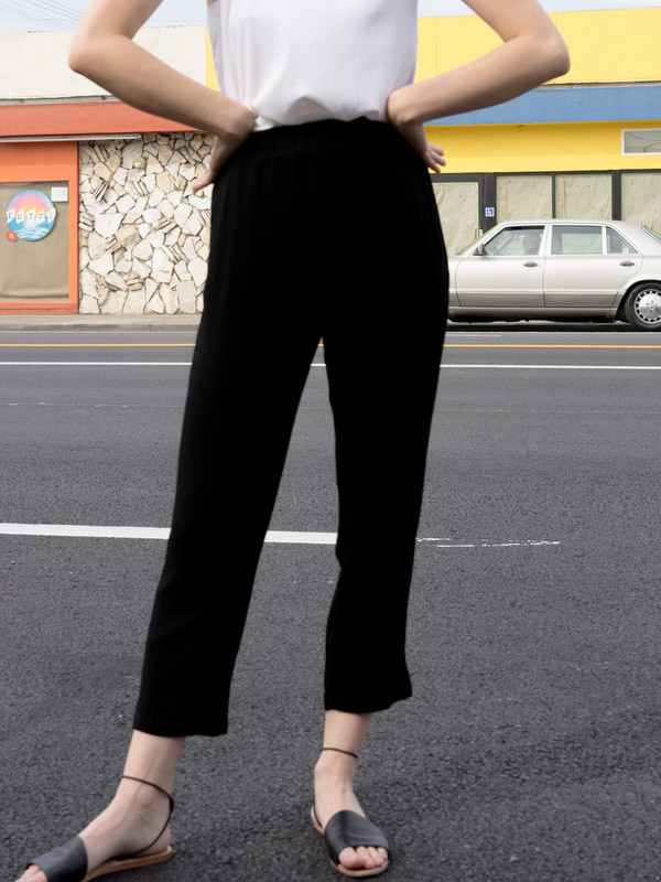 Calder Blake Estrella Pant Washed Crepe Calder Blake Estrella Pant Washed Crepe