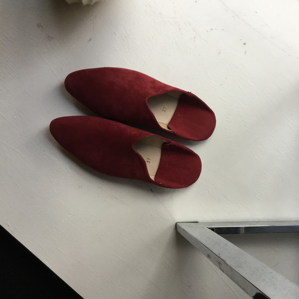 Carrie Forbes Babouche Slipper - Bordeaux Carrie Forbes Babouche Slipper - Bordeaux